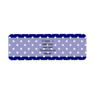 Navy blue polka dot pattern
