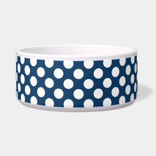 Navy Blue Polka Dots, Polka Dot Pattern, Dots