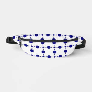 Navy Blue Polka Dots, Polka Dot Pattern, Dots Bum Bags