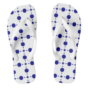 Navy Blue Polka Dots, Polka Dot Pattern, Dots Jandals