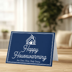 Navy Blue Real Estate Company Customised Realtor Card