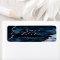 Navy Blue Rose Gold Agate Wedding Save the Date