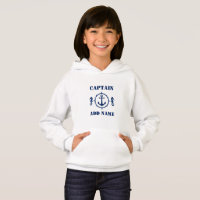 Navy Blue Seahorse Boat Anchor & Name/Rank