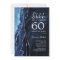 Navy Blue Silver Agate Surprise 60th Birthday