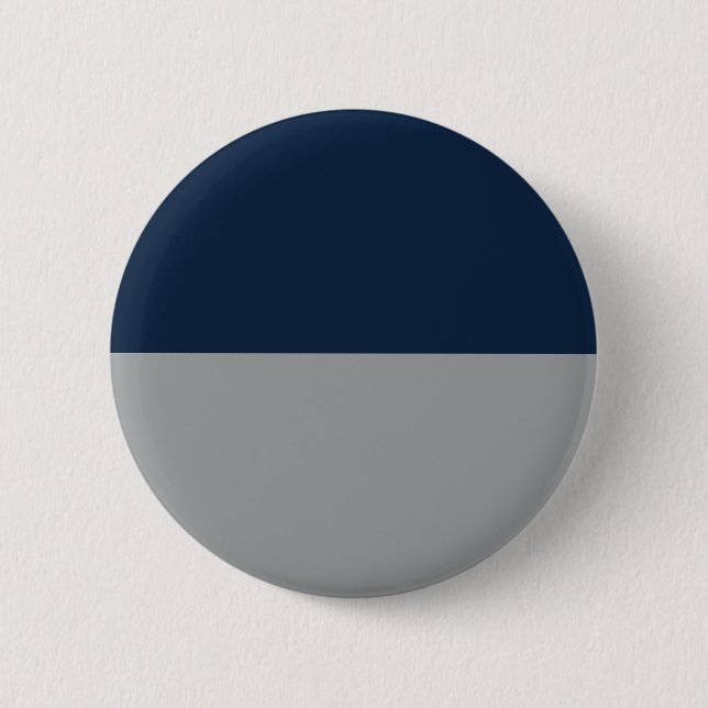 Navy Blue & Silver Grey Custom Pins (Front)