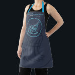 Navy Blue Simple Home Cleaning House Keeper Apron<br><div class="desc">Navy Blue Simple Home Cleaning House Keeper</div>