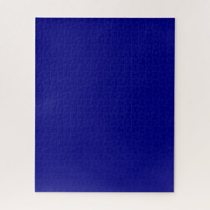 Navy Blue Solid Color   Classic   Elegant Jigsaw Puzzle