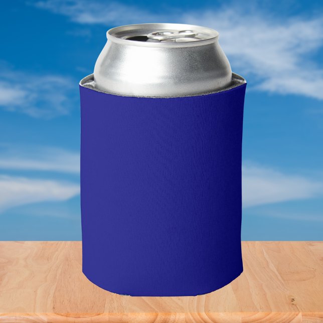 Navy Blue Solid Colour Can Cooler (Creator Uploaded)