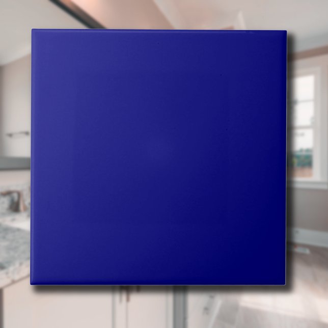 Navy Blue Solid Colour | Classic | Elegant Tile (Creator Uploaded)