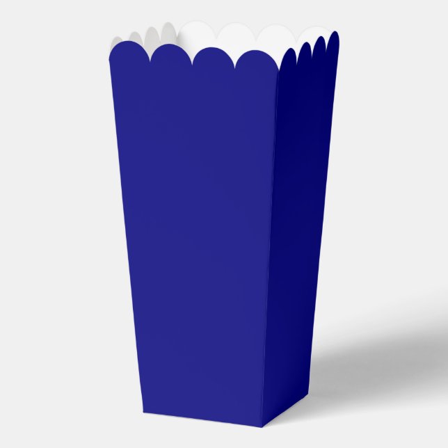 Navy Blue Solid Colour Favour Box (Front)