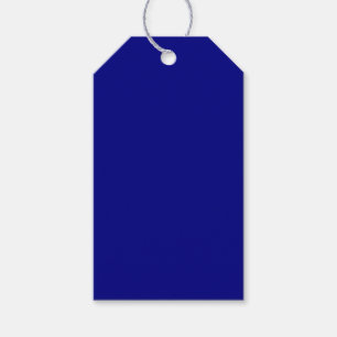 Navy Blue Solid Colour Gift Tags