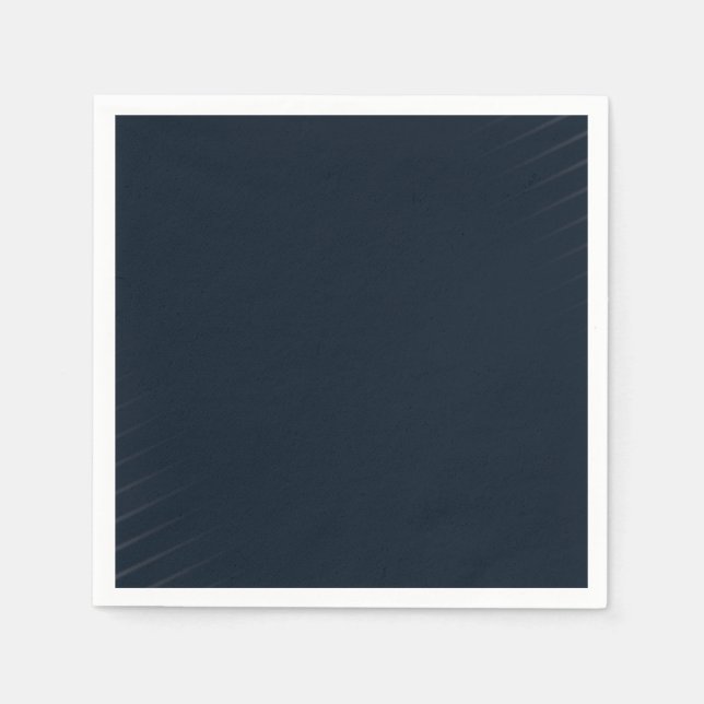 Navy Blue Solid Colour Napkin (Front)