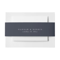 Navy Blue Solid Colour Wedding