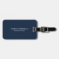 Navy Blue Special Unique Modern Consultant