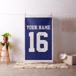 Navy Blue Sports Jersey Team Jersey Fabric<br><div class="desc">Preppy Solid Colour Navy Blue Team Jersey / Sports Jersey / Football Jersey / Rugby Jersey with Custom Name Customise this with your own name or team name and a number. You can change the size, colour and placement of the text if you need to make changes, change the colour...</div>