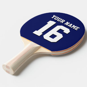 Navy Blue Sports Jersey Team Jersey Ping Pong Paddle