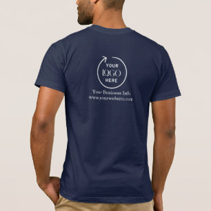 Navy Blue Staff T-Shirt – Back Logo Branded