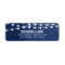 Navy Blue String Lights Wedding Address Labels