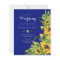 Navy Blue Sunflowers Wedding Invitations Budget