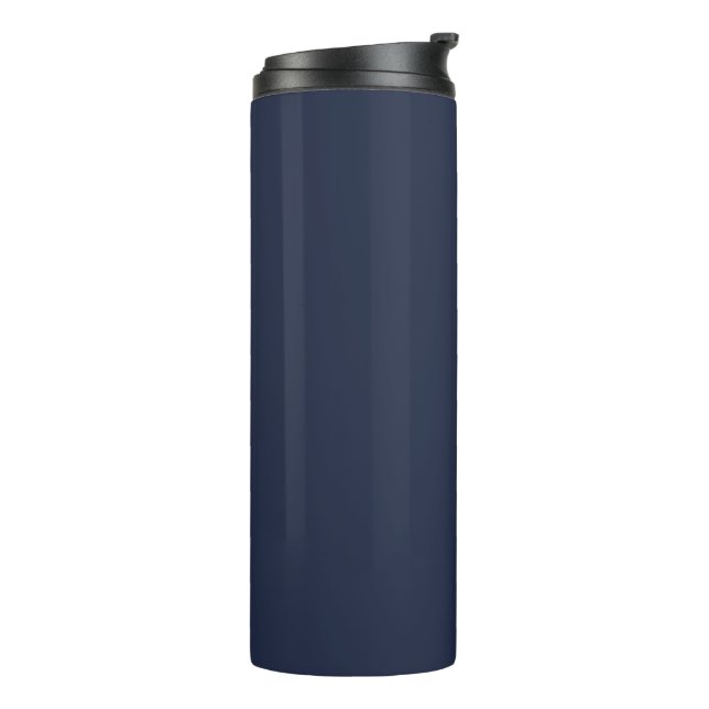Navy Blue Thermal Tumbler (Rotated Left)