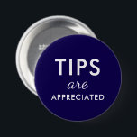 Navy Blue Tip 7.5 Cm Round Badge<br><div class="desc">Navy Blue Tip Button</div>