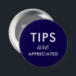 Navy Blue Tip 7.5 Cm Round Badge<br><div class="desc">Navy Blue Tip Button</div>