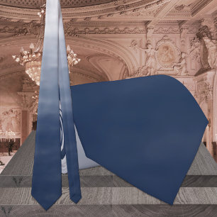 Navy Blue To Dusty Blue Ombre Wedding Tie