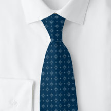 Navy Blue Tribal Motif