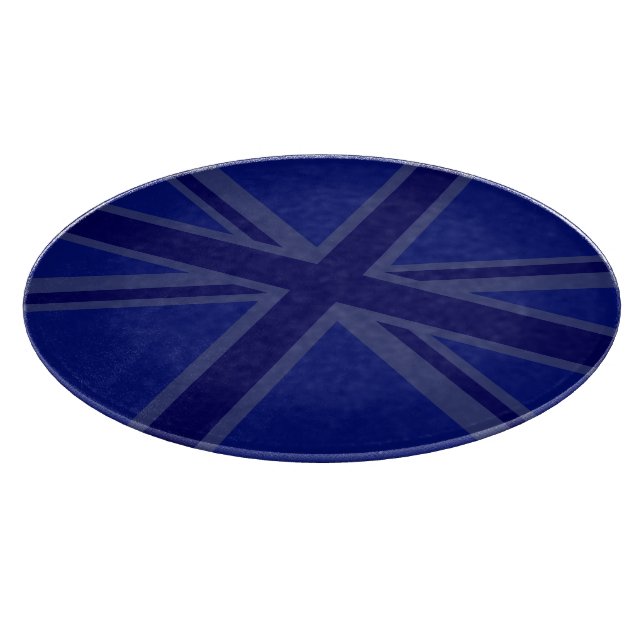 NAvy Blue Union Jack Decor Cutting Board (Corner)