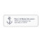 Navy Blue Vintage Anchor Illustration