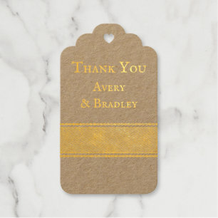 Navy Blue Vintage Rose Bridal Tea Gift Tags