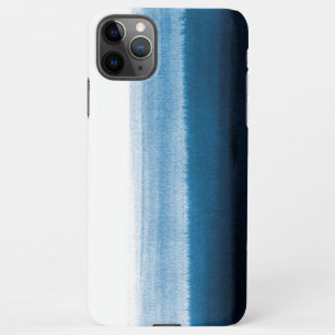 Navy Blue Watercolor Ombre iPhone 11Pro Max Case