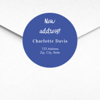 Navy blue we have moved new address