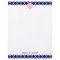 Navy Blue Wht Moroccan #5 Pink 3 Initial Monogram