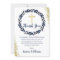 Navy Blue Wreath Gold Glitter Confirmation