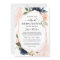Navy Blush Floral Geometric Virtual Bridal Shower