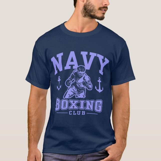 Navy Boxing T-Shirt (Front)