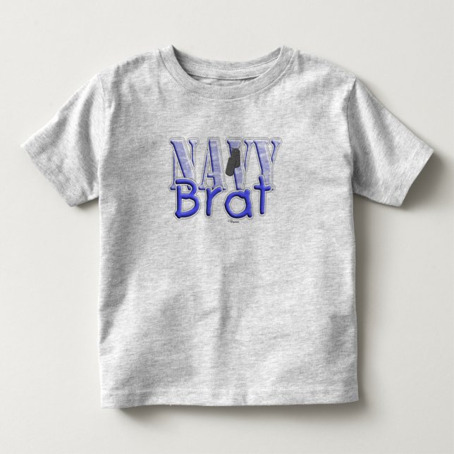 Navy Brat blue Toddler T-Shirt (Front)