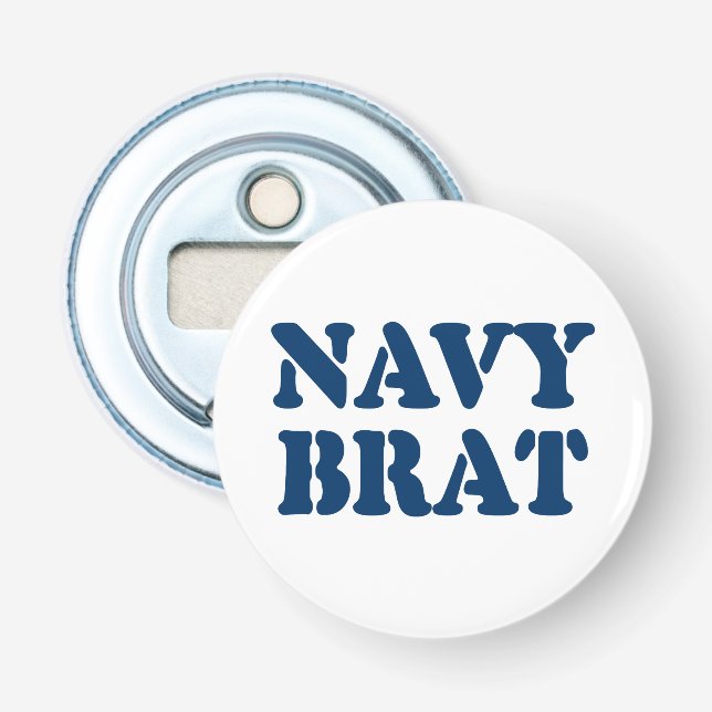 NAVY BRAT BOTTLE OPENER (Front)