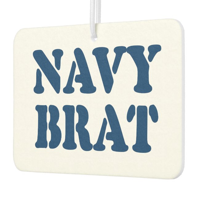 NAVY BRAT CAR AIR FRESHENER (Left)