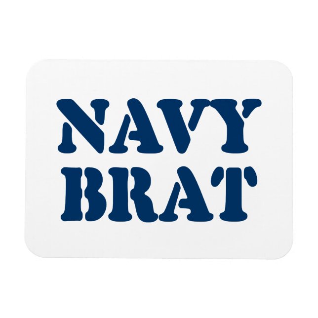NAVY BRAT MAGNET (Horizontal)