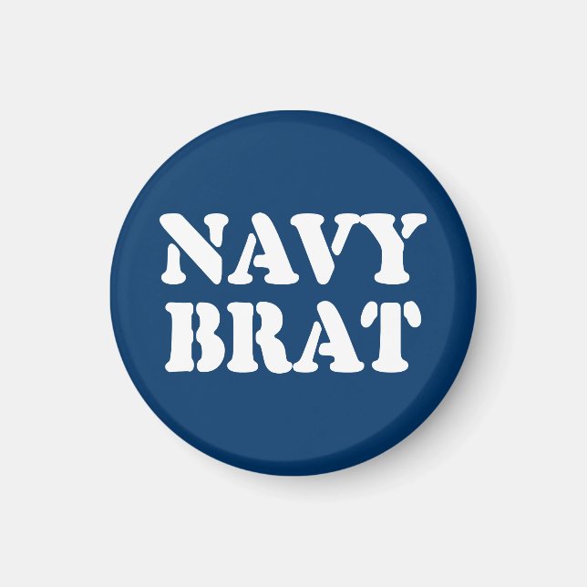 NAVY BRAT MAGNET (Front)