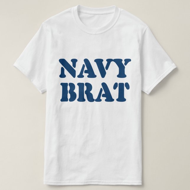 NAVY BRAT T-Shirt (Design Front)