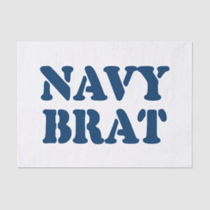NAVY BRAT TISSUE PAPER