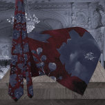 Navy Burgundy Bordeaux Peony Elegant Wedding Neck  Tie<br><div class="desc">An elegant deep navy blue and burgundy bordeaux red wedding neck tie featuring a watercolor painted burgundy canvas backgroudn with dark navy blue peony florals and greenery. A burgundy and navy only wedding neck tie.</div>
