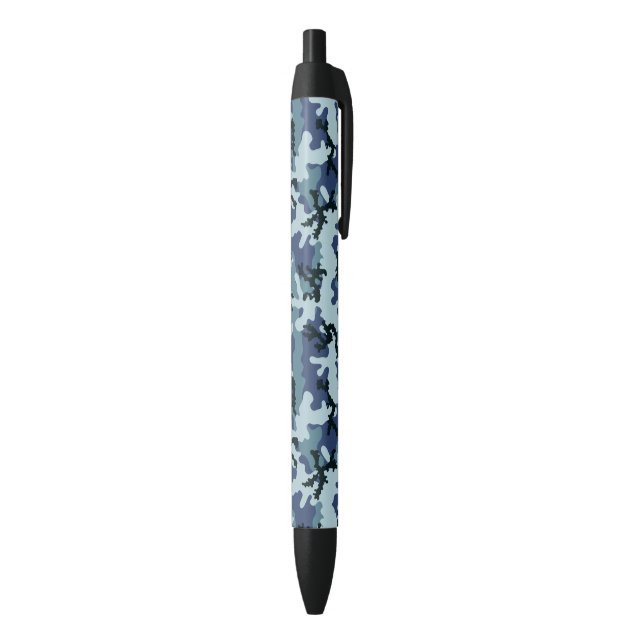 Navy camouflage black ink pen (Bottom (Vertical))