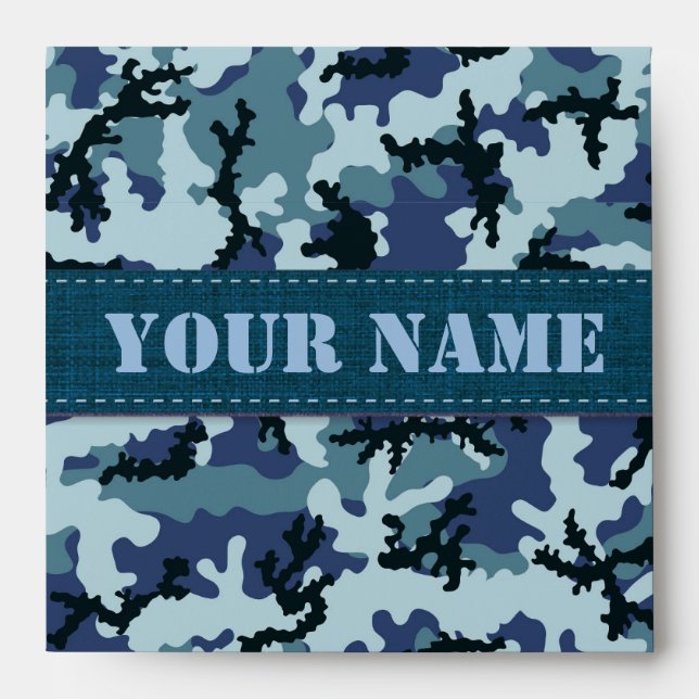 Navy camouflage envelopes (Front)