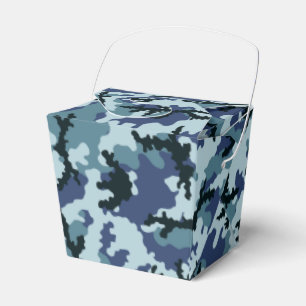 Navy camouflage favour box