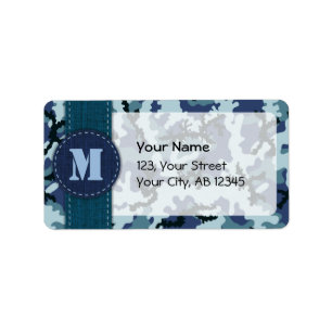 Navy camouflage label