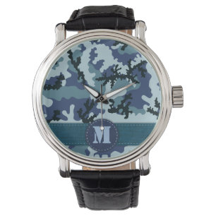 Navy camouflage watch